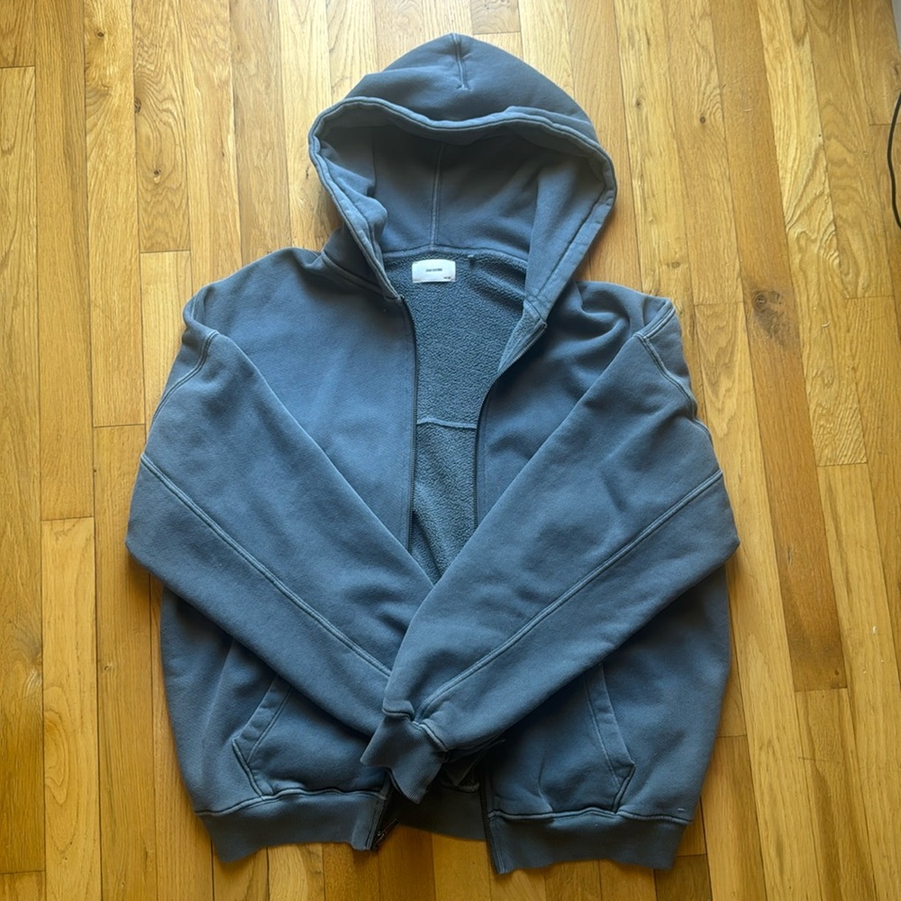Joah Brown Oversized Zip Hoodie - Picture 3 of 6